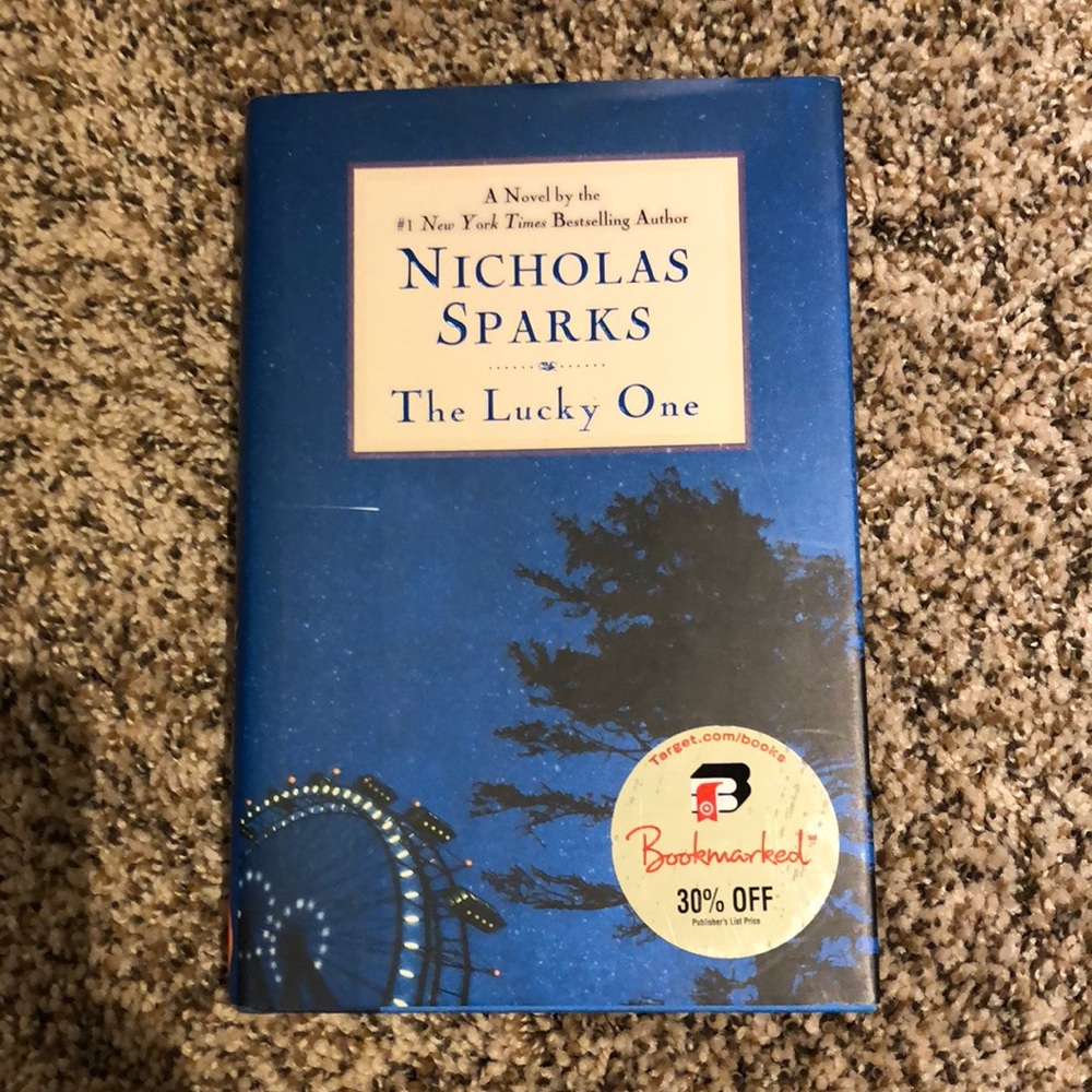 Nicholas Sparks The Lucky One Hardcover Book